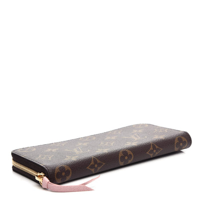 Louis Vuitton Monogram Clemence Wallet Rose Ballerine 4 of 8