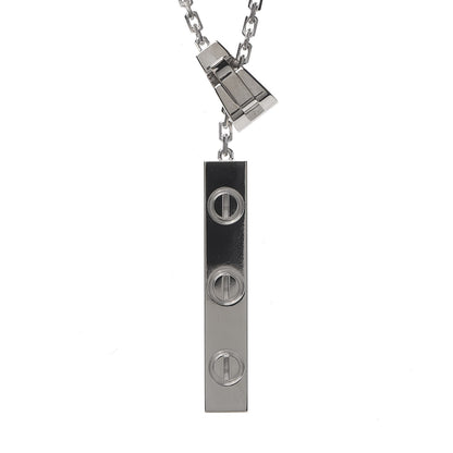 Cartier 18K White Gold LOVE Lariat Necklace 4 of 5