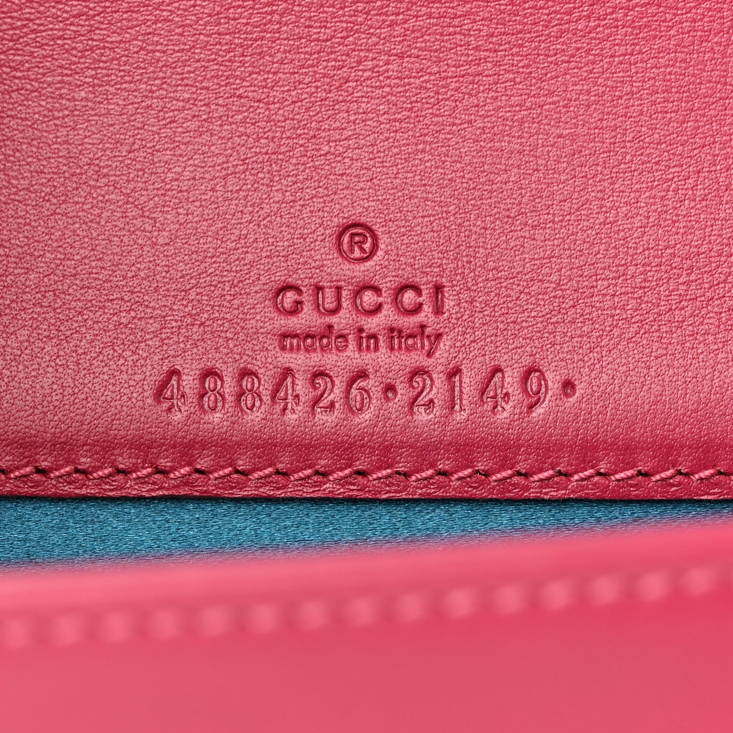 Gucci Velvet Matelasse Love Embroidered GG Marmont Mini Bag Light Raspberry Rose 6 of 9