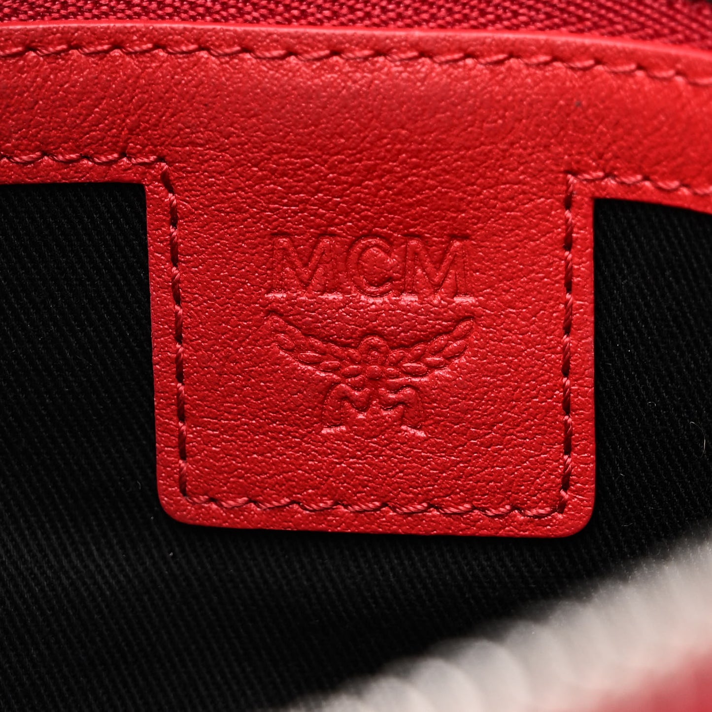 Visetos Crossbody Pouch Black Red