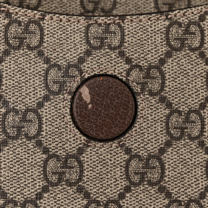 Gucci GG Supreme Monogram Web Small Neo Vintage Double Flap Messenger Bag Beige New Acero 14 of 14
