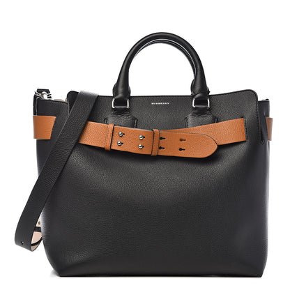 Burberry Soft Grain Calfskin Medium Belt Bag Black 1 of 10