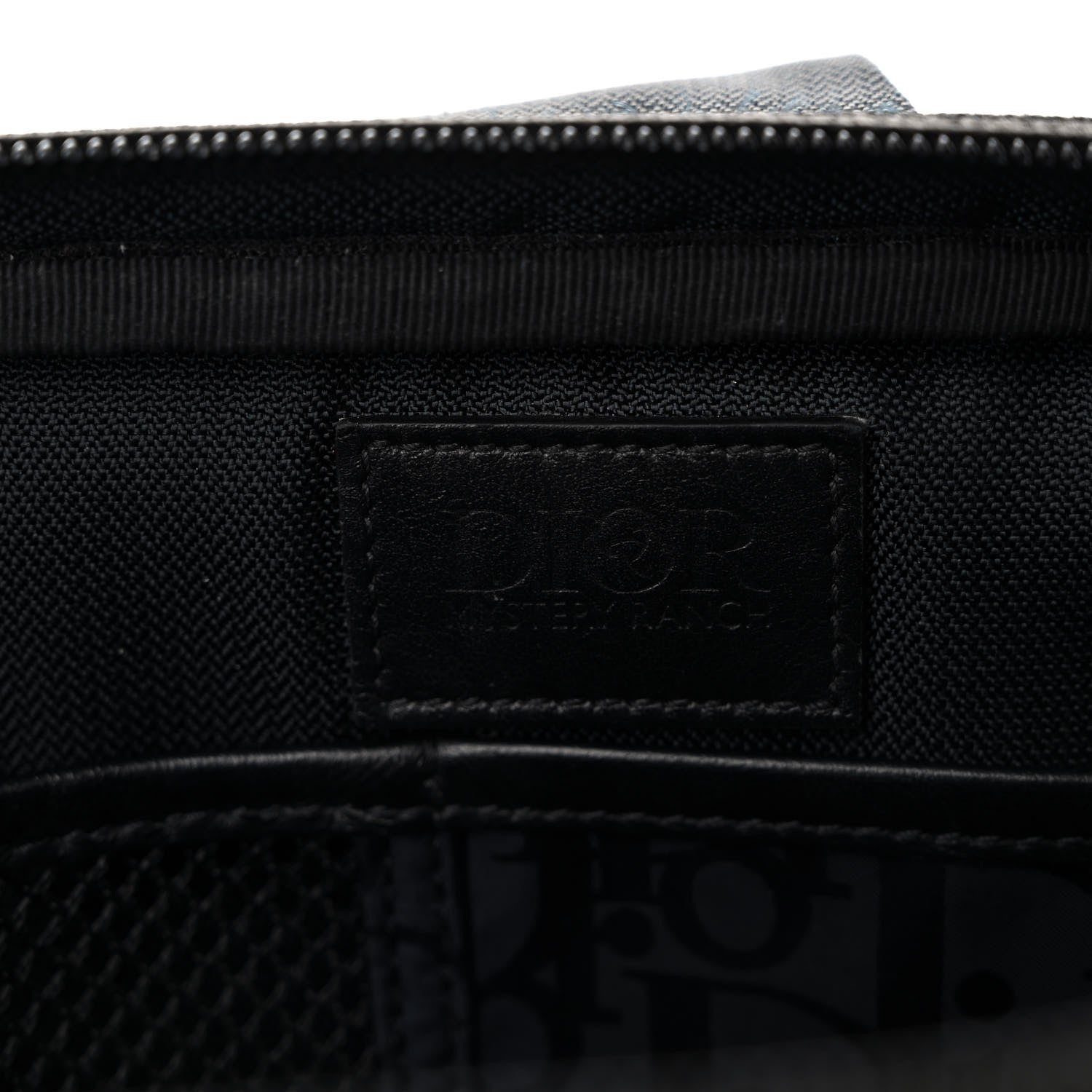 Christian Dior X MYSTERY RANCH Cordura Nylon Calfskin Saddle Messenger Bag Black 6 of 11