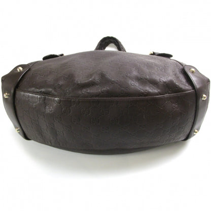 Gucci Guccissima Leather Pelham Chocolate Brown 4 of 12