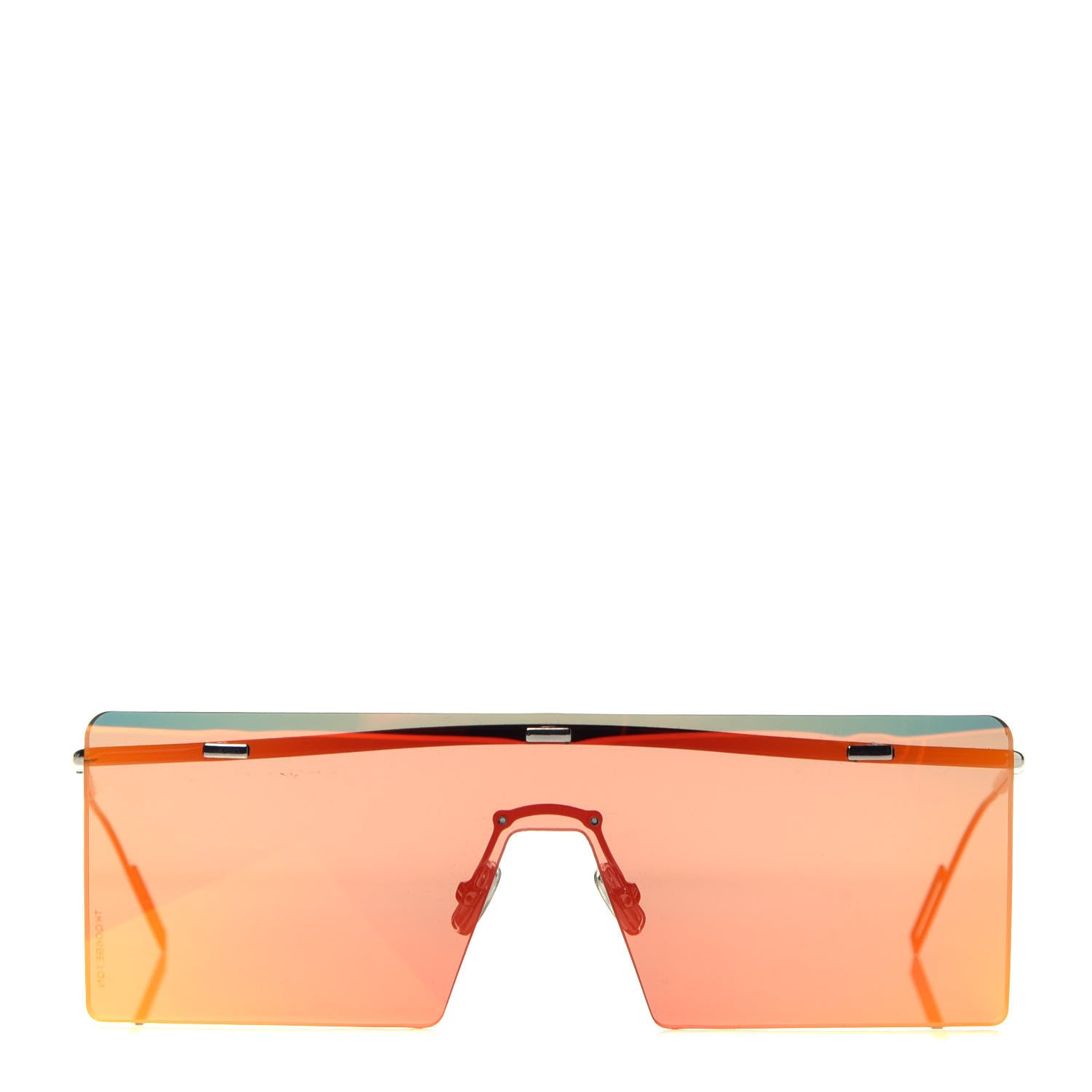 Christian Dior HOMME Mirror Mask HarDior Sunglasses Palladium Orange 2 of 7
