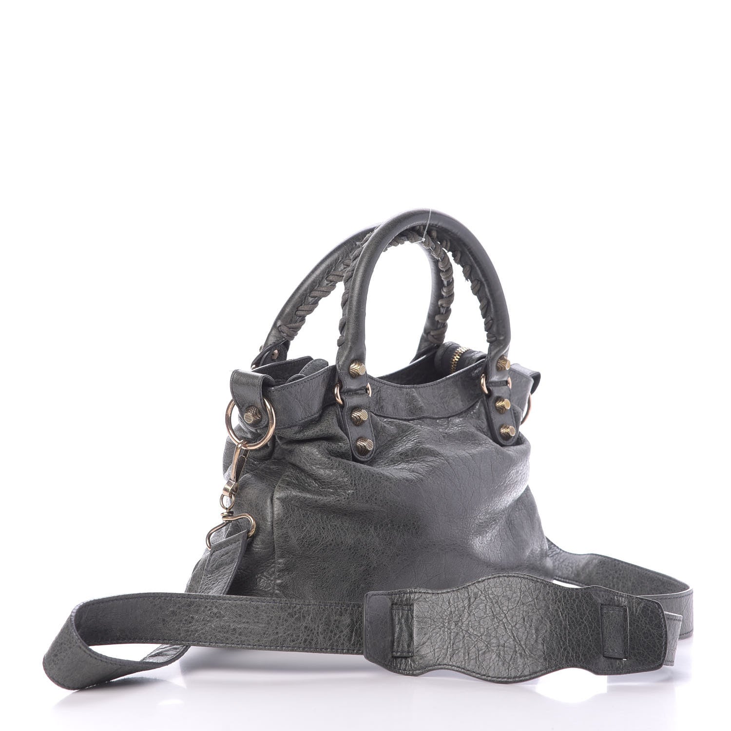 Balenciaga Agneau Giant 12 Rose Gold Hardware Town Anthracite 3 of 12