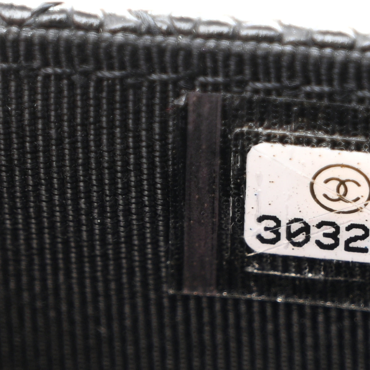 Caviar Quilted Flap Card Holder Black