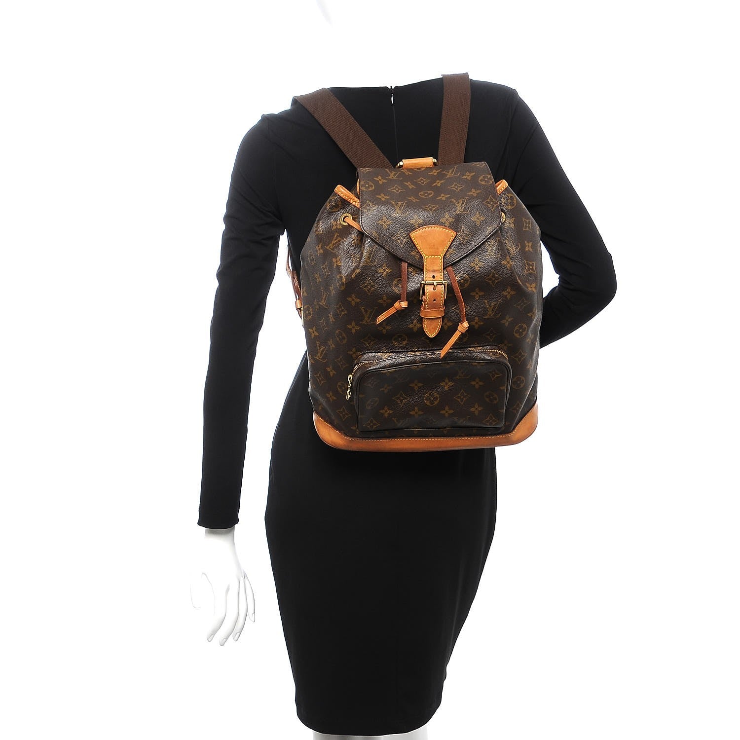 Louis Vuitton Monogram Montsouris GM Backpack 2 of 14