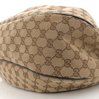 Gucci Monogram Medium Sukey Hobo Dark Brown 10 of 11