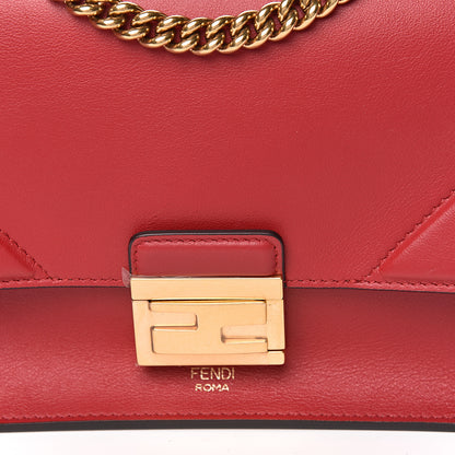 Fendi Vitello Grace Matte Small Kan U Shoulder Bag Fragola 10 of 10