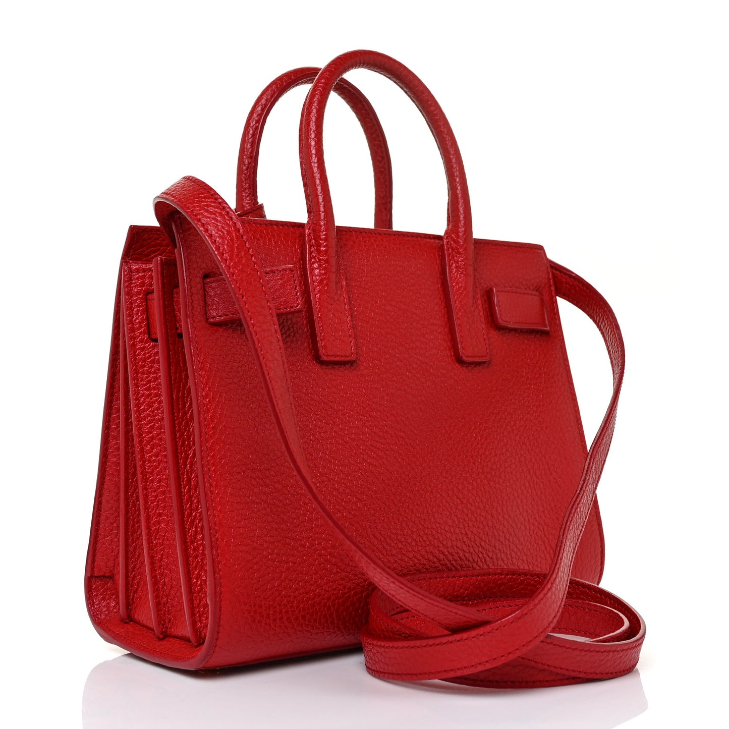 Calfskin Nano Sac De Jour Lipstick Red