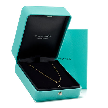 Tiffany 18K Yellow Gold Diamond .05ct Elsa Peretti Diamonds by the Yard Pendant Necklace 6 of 6