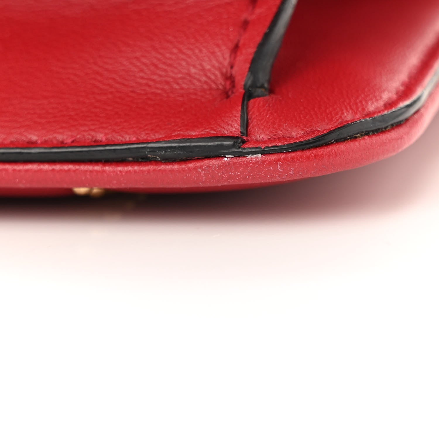 Bulgari Calfskin Star Studded Serpenti Forever Crossbody Bag Red 12 of 14