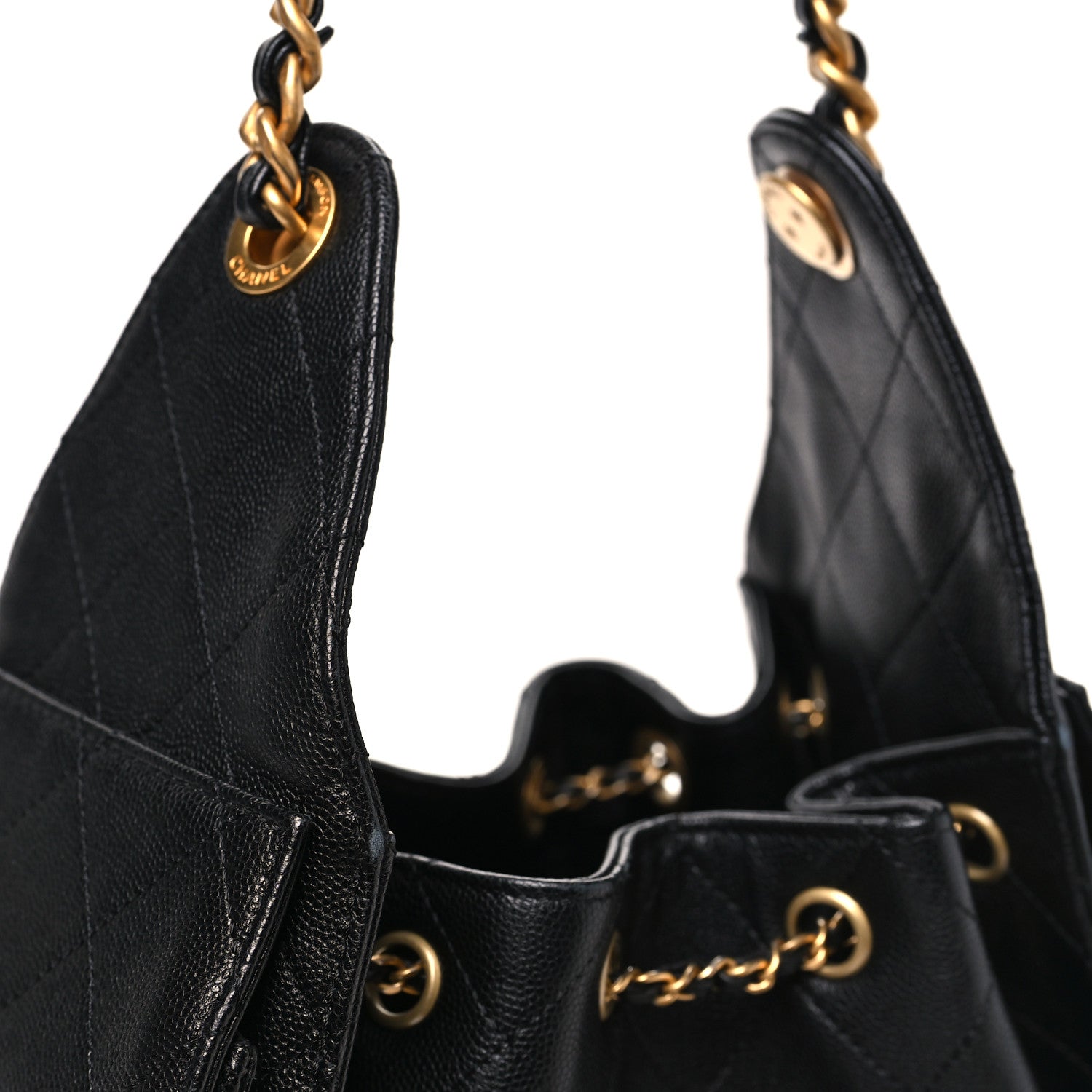 Chanel Caviar Quilted Small Chanel 25 Handbag Black 12 of 12