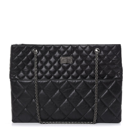 Chanel Aged Calfskin Reissue 2.55 Tote Black 1 of 9