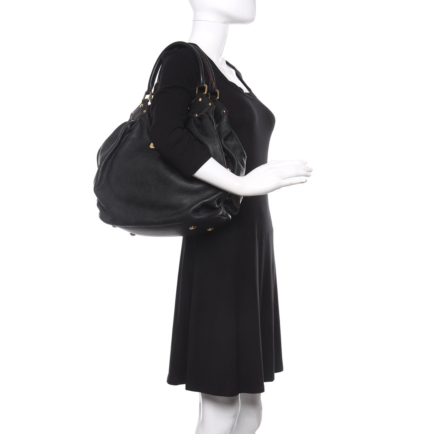 Louis Vuitton Mahina L Black 2 of 11