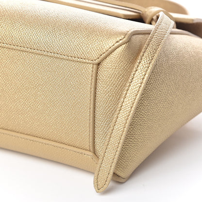 Celine Laminated Calfskin Nano Belt Bag Gold 9 of 10