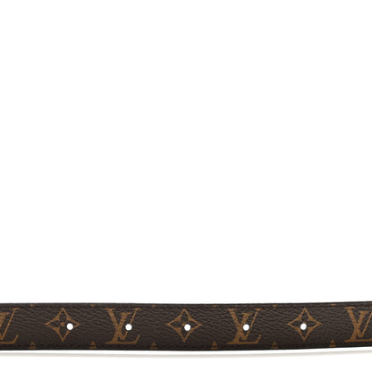 Louis Vuitton Calfskin Monogram 20mm LV Iconic Reversible Belt 85 34 Black 4 of 6