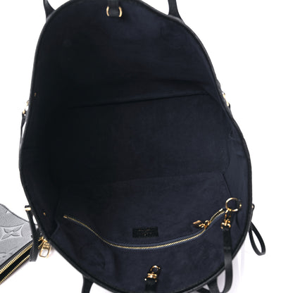 Louis Vuitton Empreinte Monogram Giant Neverfull MM Black 6 of 9