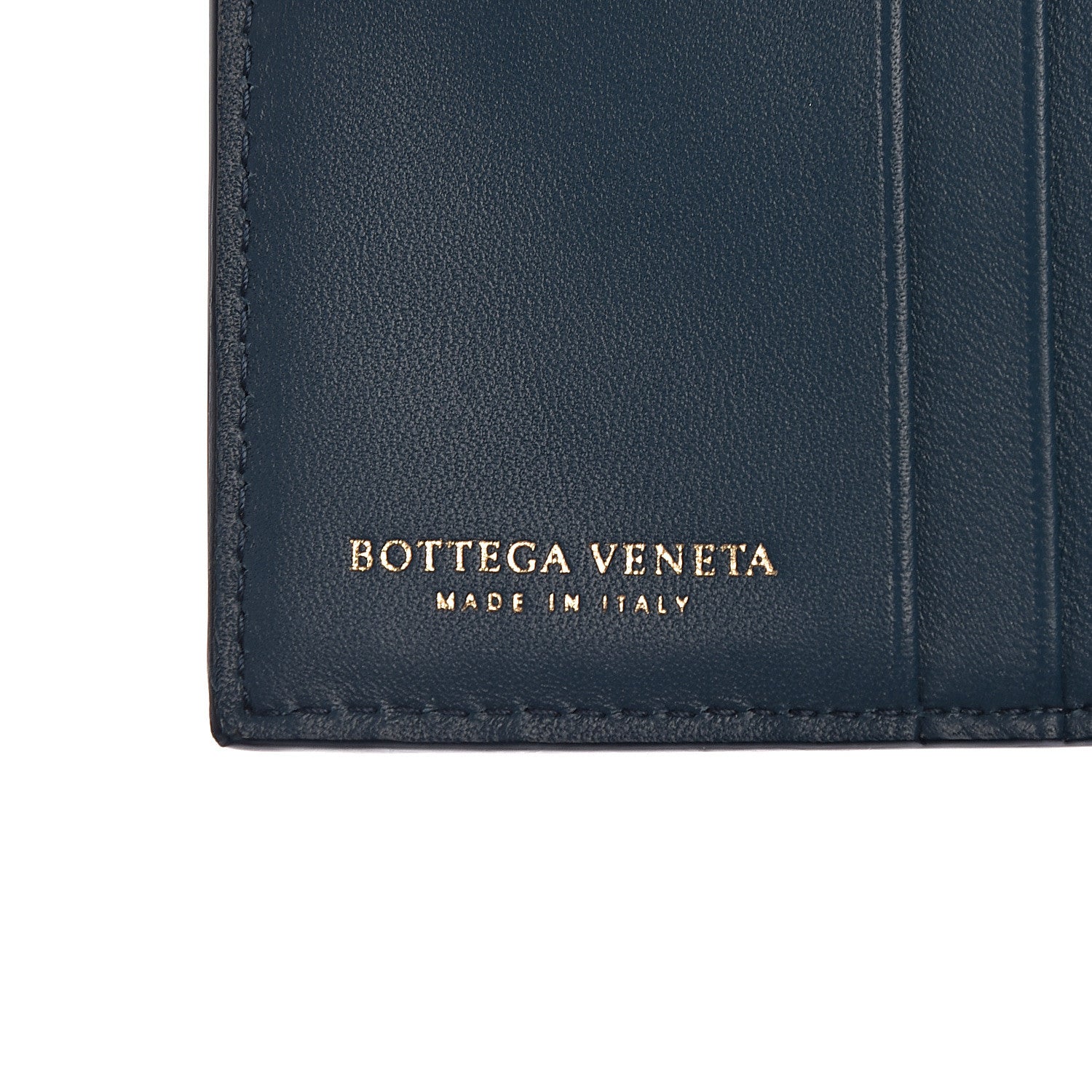 Bottega Veneta BOTTEGA VENETA Nappa Intrecciato French Wallet Petrol Bleu 6 of 9