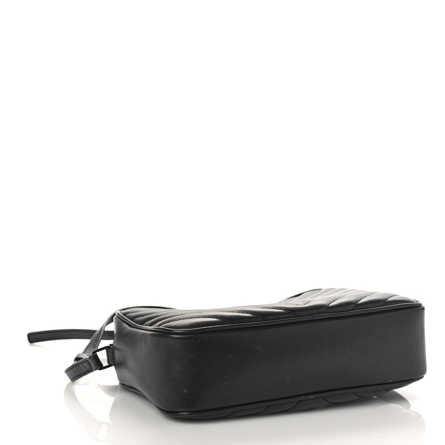 Calfskin Matelasse Monogram Monochrome Lou Camera Bag Black