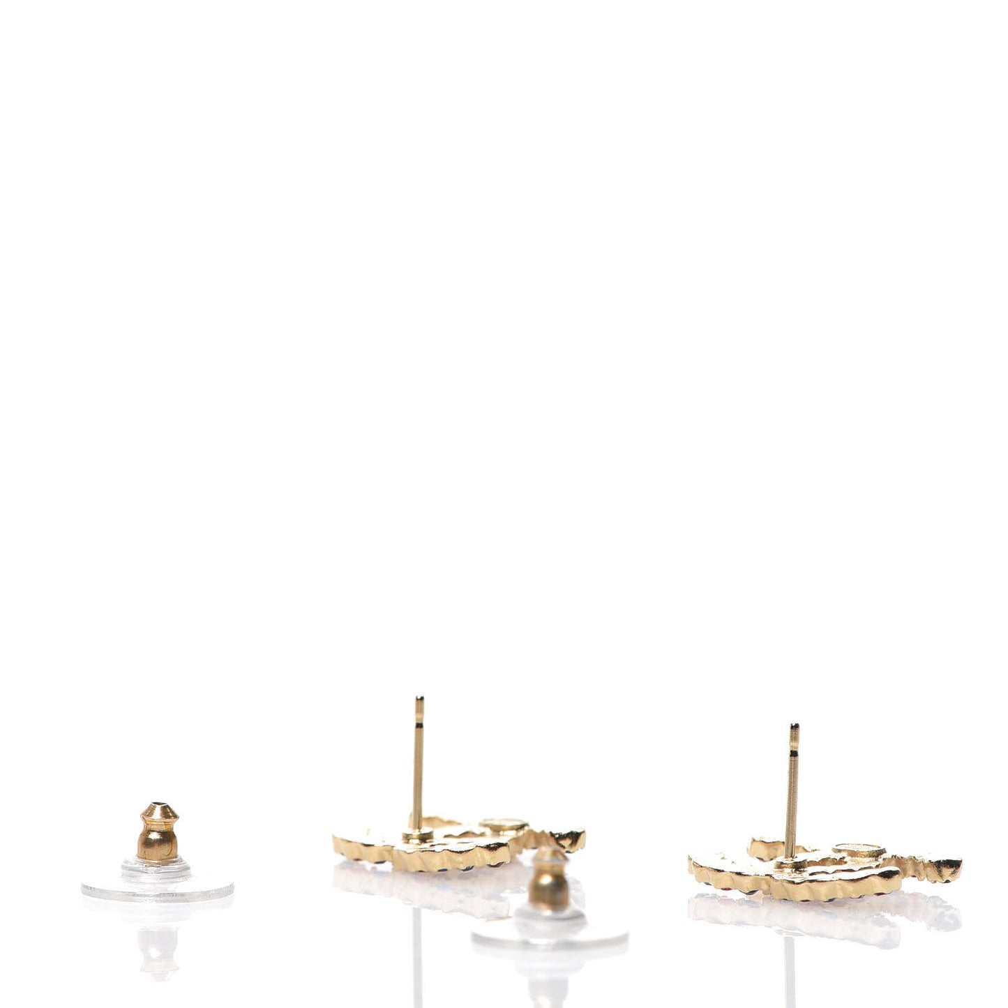 Crystal CC Earrings Gold Multicolor