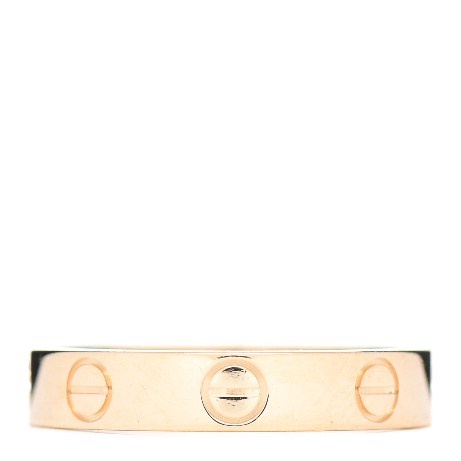 Cartier 18K Yellow Gold 3.5mm LOVE Wedding Band Ring 51 5.75 3 of 4