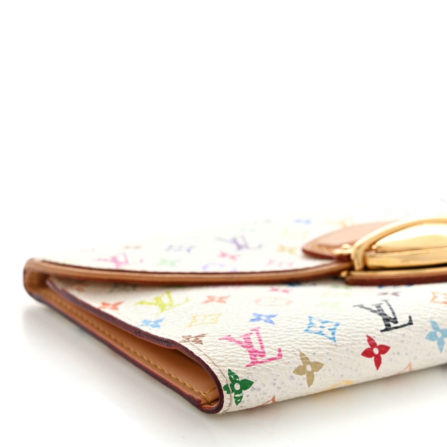 Monogram Multicolor Eugenie Wallet White