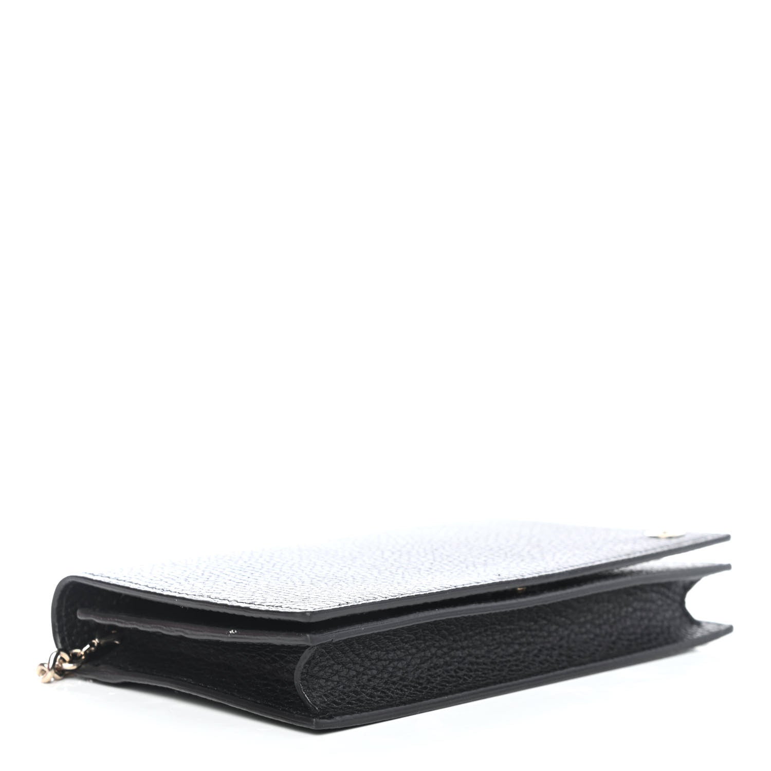Gucci Dollar Calfskin Medium Betty Chain Wallet Black 3 of 4