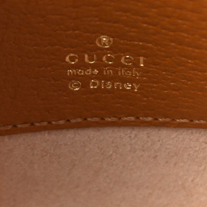 Gucci X DISNEY Mini Vintage GG Supreme Monogram Mickey Mouse Round Backpack Beige Vintage Sun Oil 5 of 10