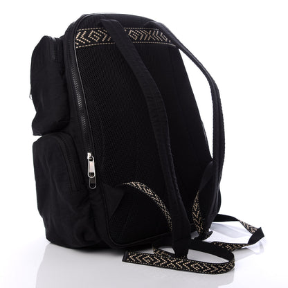 Gucci Nylon Twill 80s Logo Patch Backpack Black 2 of 8