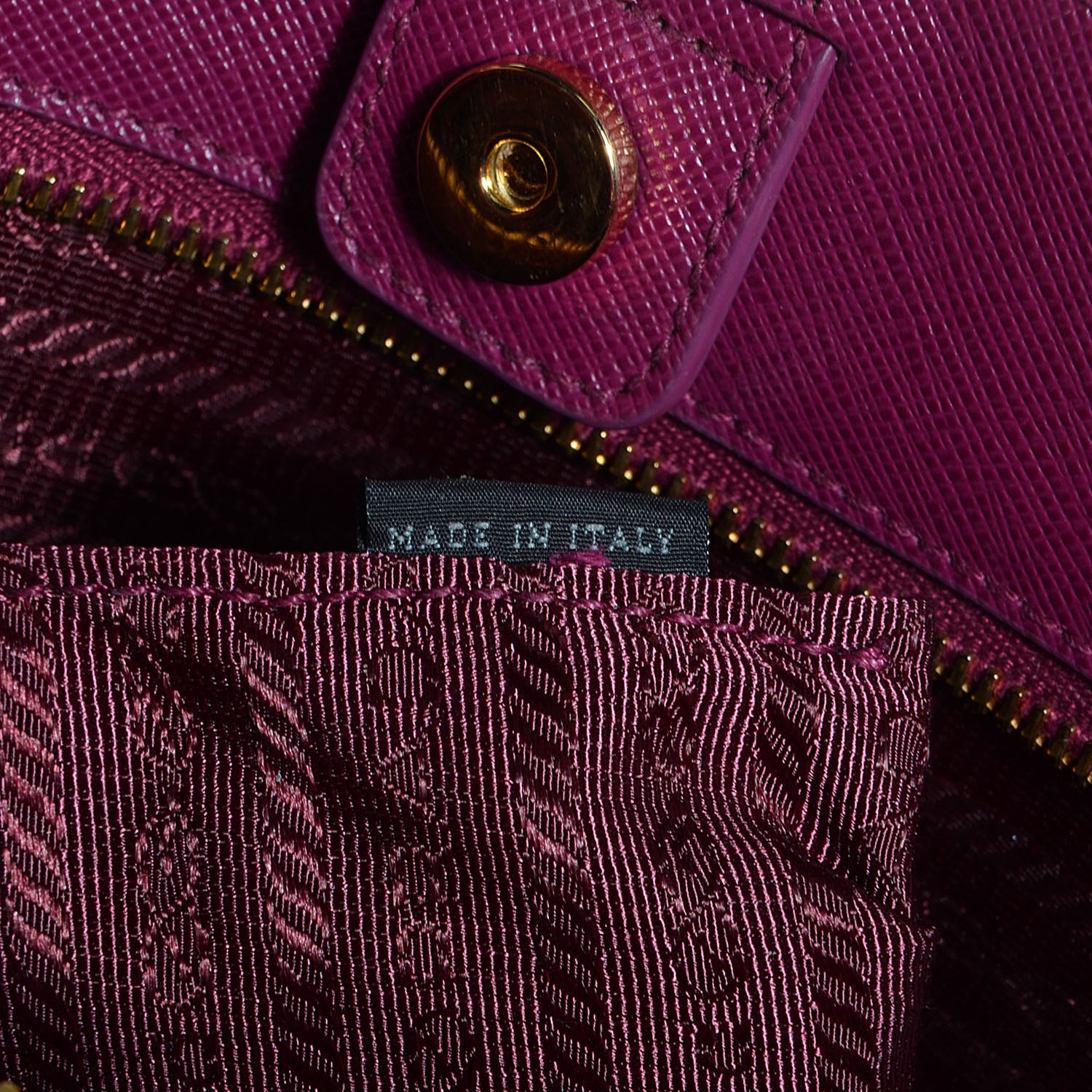 Prada Saffiano Lux Large Tote Ametista 7 of 12