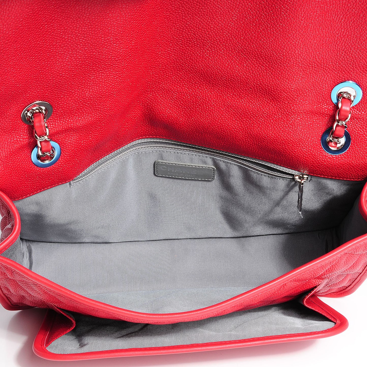 Caviar French Riviera Large Flap Red