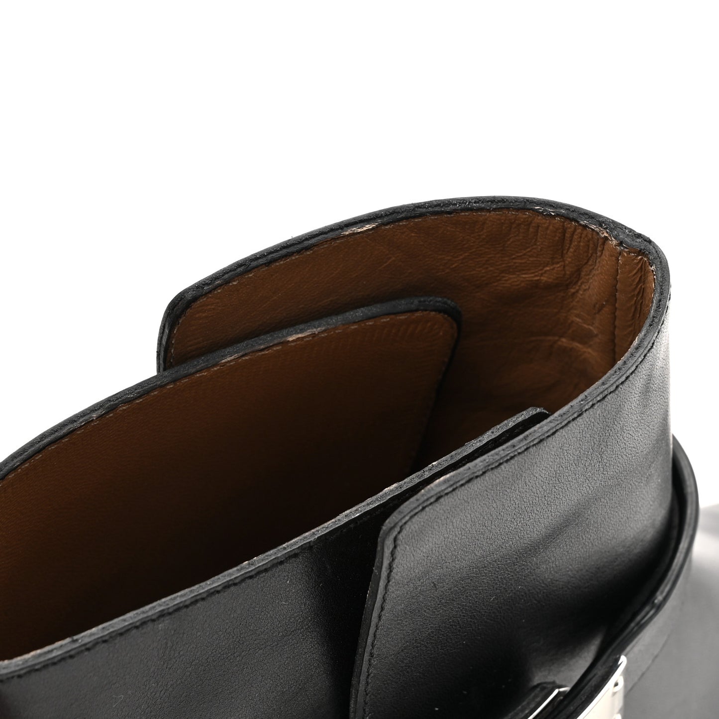 Calfskin Neo Ankle Boots 38.5 Black
