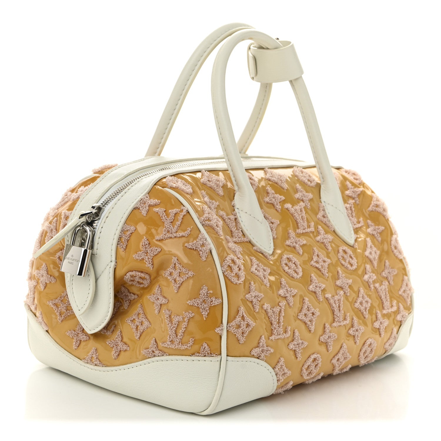 Louis Vuitton Monogram Bouclettes Speedy Round Rose 3 of 9