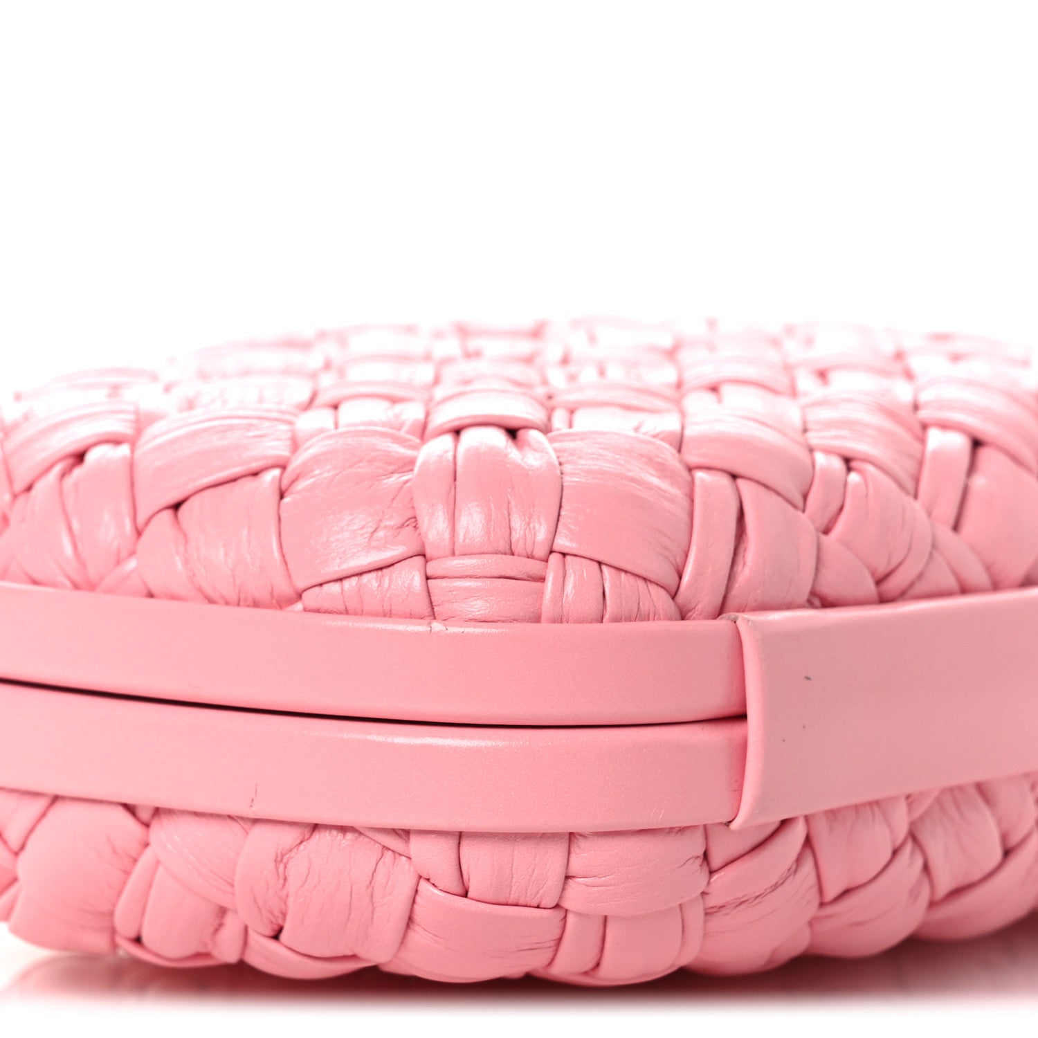 Bottega Veneta Foulard Intrecciato Minaudiere Knot Clutch Ribbon 8 of 12