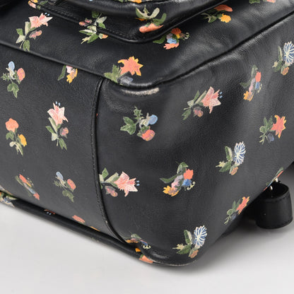 Saint Laurent Calfskin Prairie Flower Printed Festival Backpack Multicolor 13 of 15