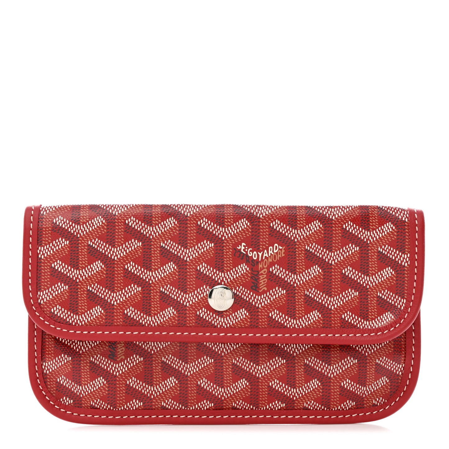 Goyardine Pouch Red