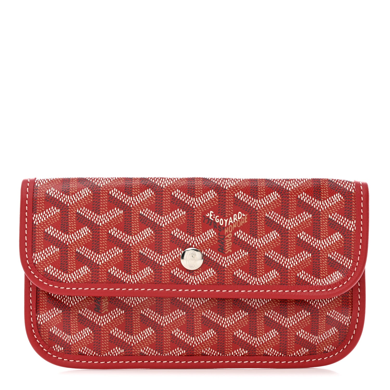 Goyard Goyardine Pouch Red 1 of 6
