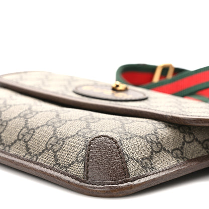 Gucci GG Supreme Monogram Neo Vintage Web Belt Bag Brown 9 of 9
