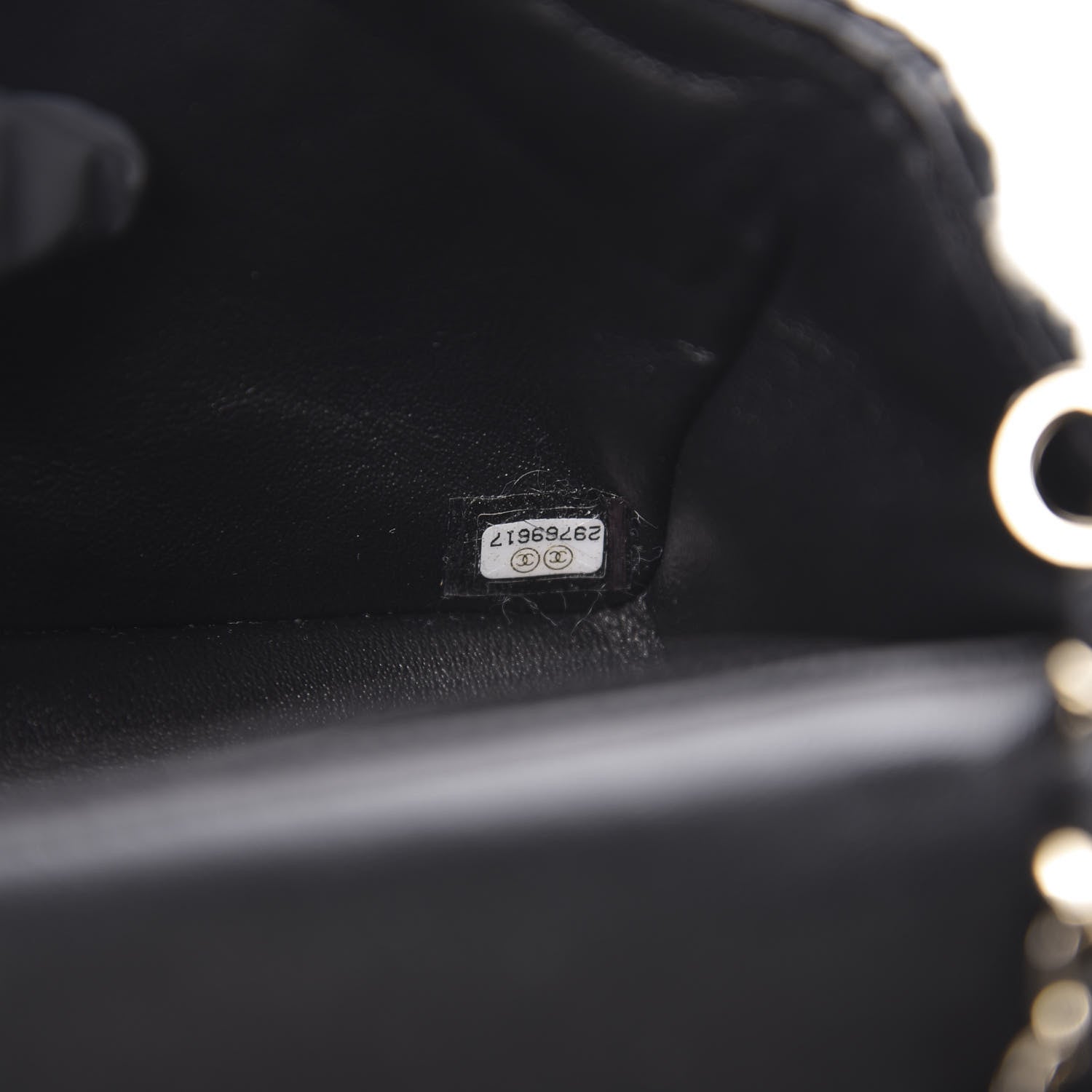 Chanel Tweed Quilted Mini Rectangular Flap Black Ecru White 6 of 10