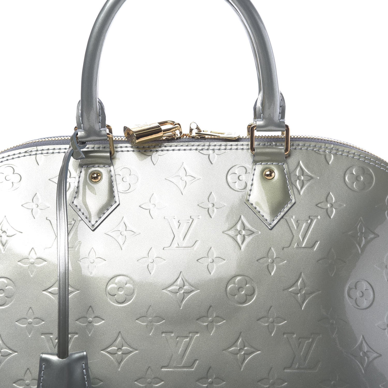 Louis Vuitton Vernis Alma MM Givre 7 of 9