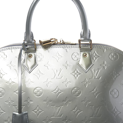 Louis Vuitton Vernis Alma MM Givre 7 of 9