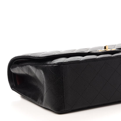 Chanel Caviar Quilted Maxi Double Flap Black 5 of 9