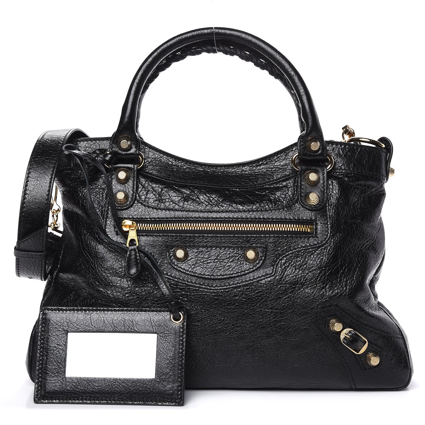 Agneau Giant 12 Gold Hardware Town Black