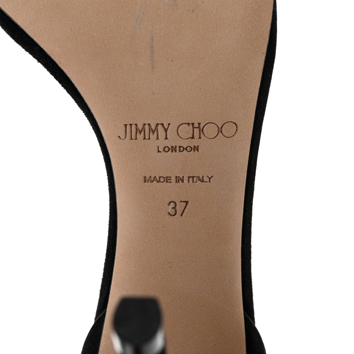 Crystal Suede Pumps 37 Black