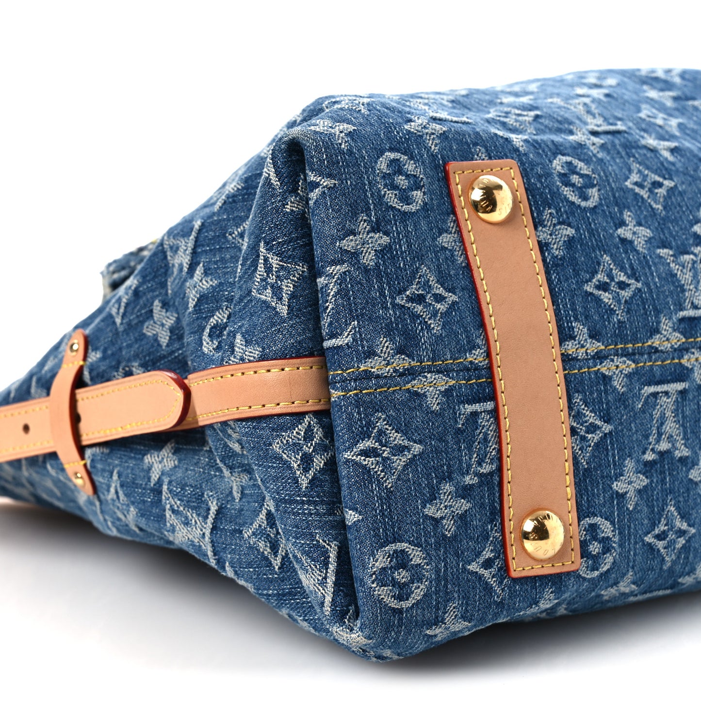 Monogram Denim CarryAll MM Blue