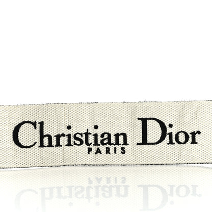 Christian Dior Canvas Embroidered Shoulder Strap Blue 3 of 4