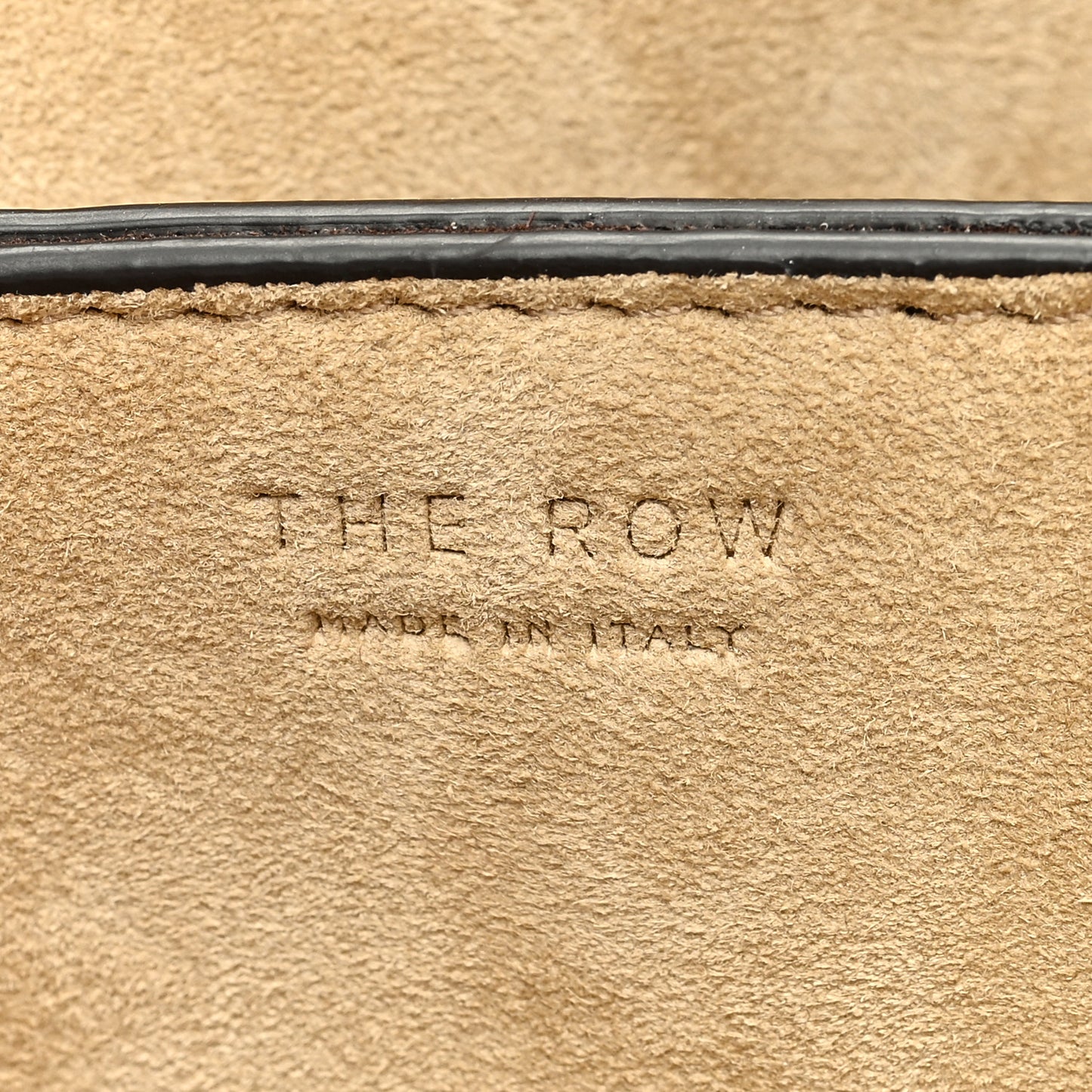 Suede Calfskin Mini Nu Twin Bag Mocha