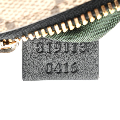 Gucci GG Supreme Monogram Selleria Key Case Brown 7 of 8